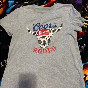 Coors banquet rodeo T-Shirt - Gray
